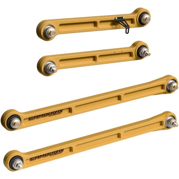 Camburg Toyota Tundra 22-24 Tacoma 2024 Sequoia 23-24 KINETIK Series Rear Billet Trailing Arm Kit (GOLD) 320044-GLD