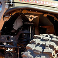 Combat Off Road 2018-2026 Jeep JL JLU Full Metal Jacket Doors - Raw - Rear Pair 25-1139