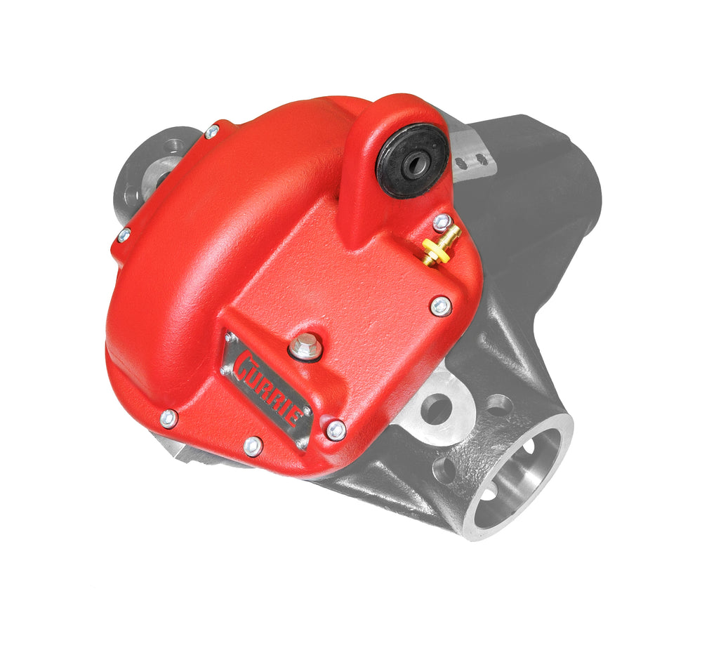 NEW STYLE REAR COVER - 60/70 WITH DIP-STICK - RED