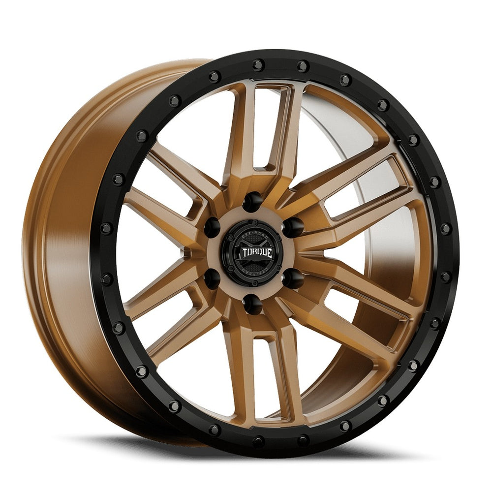 Torque Pritchett | Bronze w/Black Lip | 18x9 | 6x5.5 | -12mm