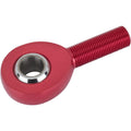 QA1 A Series Endura Rod End - Male/Left Hand - .625in Bore x 5/8-18 (Heavy) - Red Aluminum