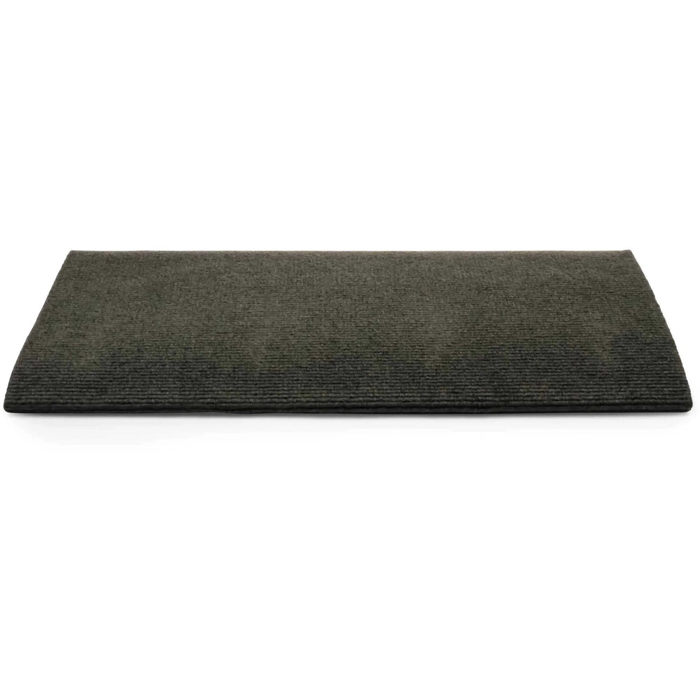 STEP RUG PREMIUM POLY. SINGLE RIB W/UV&TPE 22INX 23IN GRAY