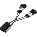 NAMZ 14-23 Road King Models Headlight Adapter Pigtail w/Mating H9 & H11 to H4 Connector