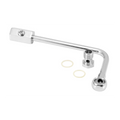 Single Feed Fuel Line W/ gauge Port 1/8in