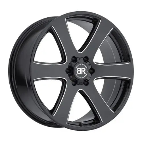 CAP BR HAKA GLOSS BLACK 6/114.3