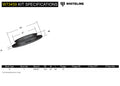 Whiteline 18-24 Jeep Wrangler/20-24 Jeep Gladiator Spring - Pad Upper Bushing