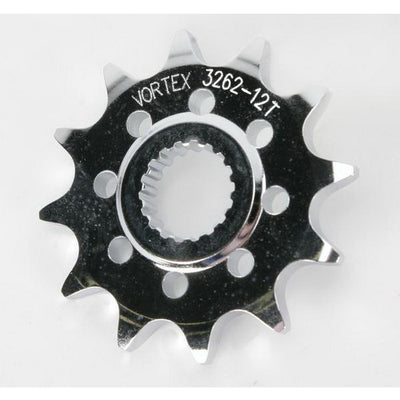 Vortex Racing Steel Front Sprocket 520 12 Tooth- Silver