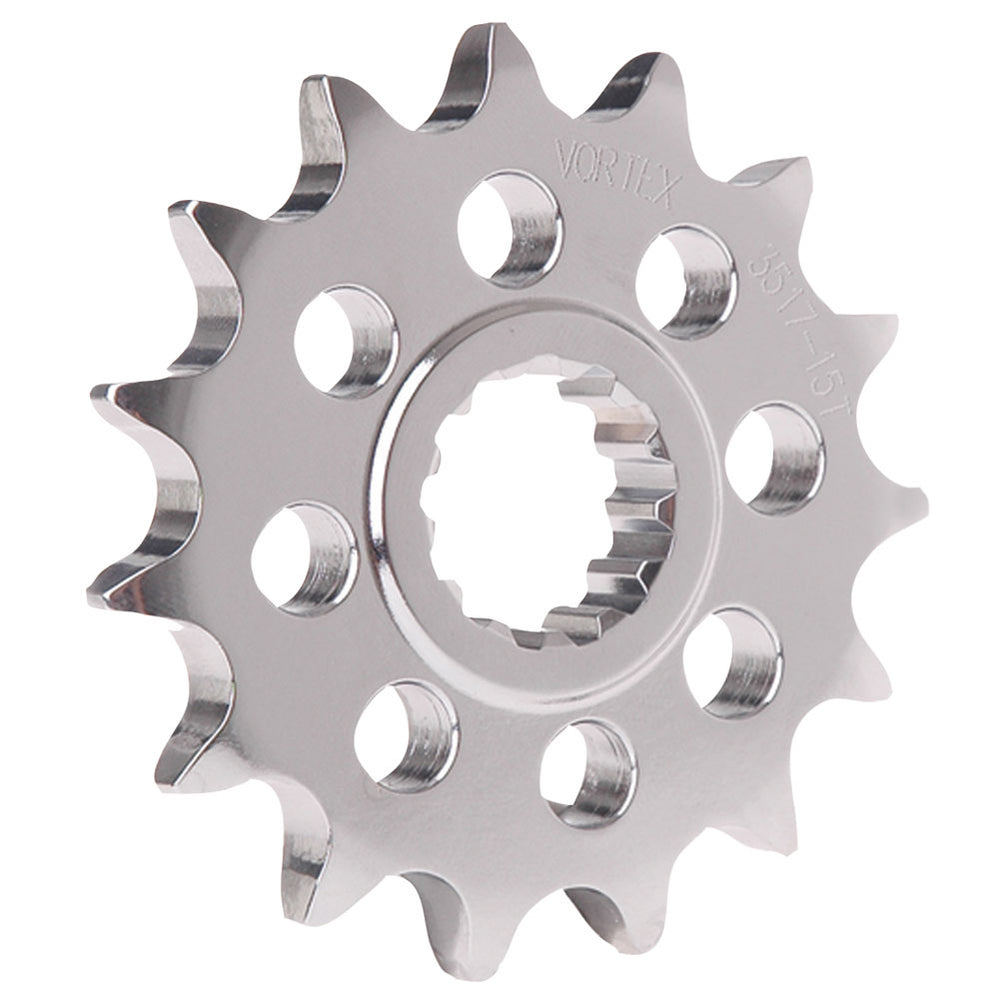 Vortex Racing Steel Front Sprocket 520 13 Tooth- Silver