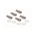 Competition Open End Style Lug Nuts -Set Of 5 1/2-20, Overall Length 1-5/8 Inch, Hex Size 13/16 Inch, Shank Diameter .680 Inch, Shank Length 3/4 Inch Mr Gasket