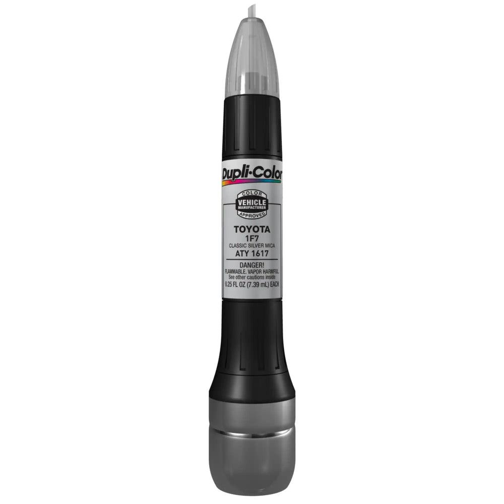 TOYOTA EXACTMATCH TOUCHUP PAINT; CLASSIC SILVER MICA;0.5 OZ. PENTIP/BRUSH APP