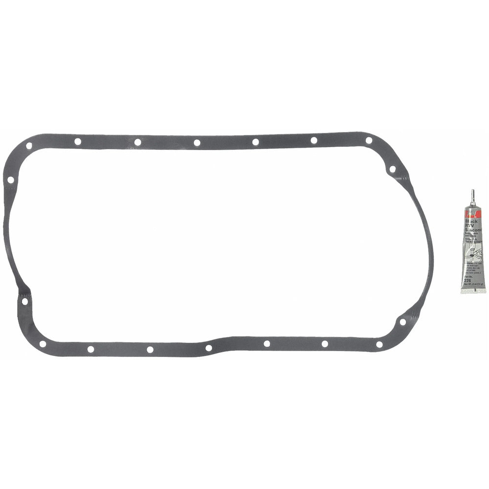 Fel-Pro Nissan 300ZX OS 30480 R Engine Oil Pan Gasket Set PermaDry Molded Rubber