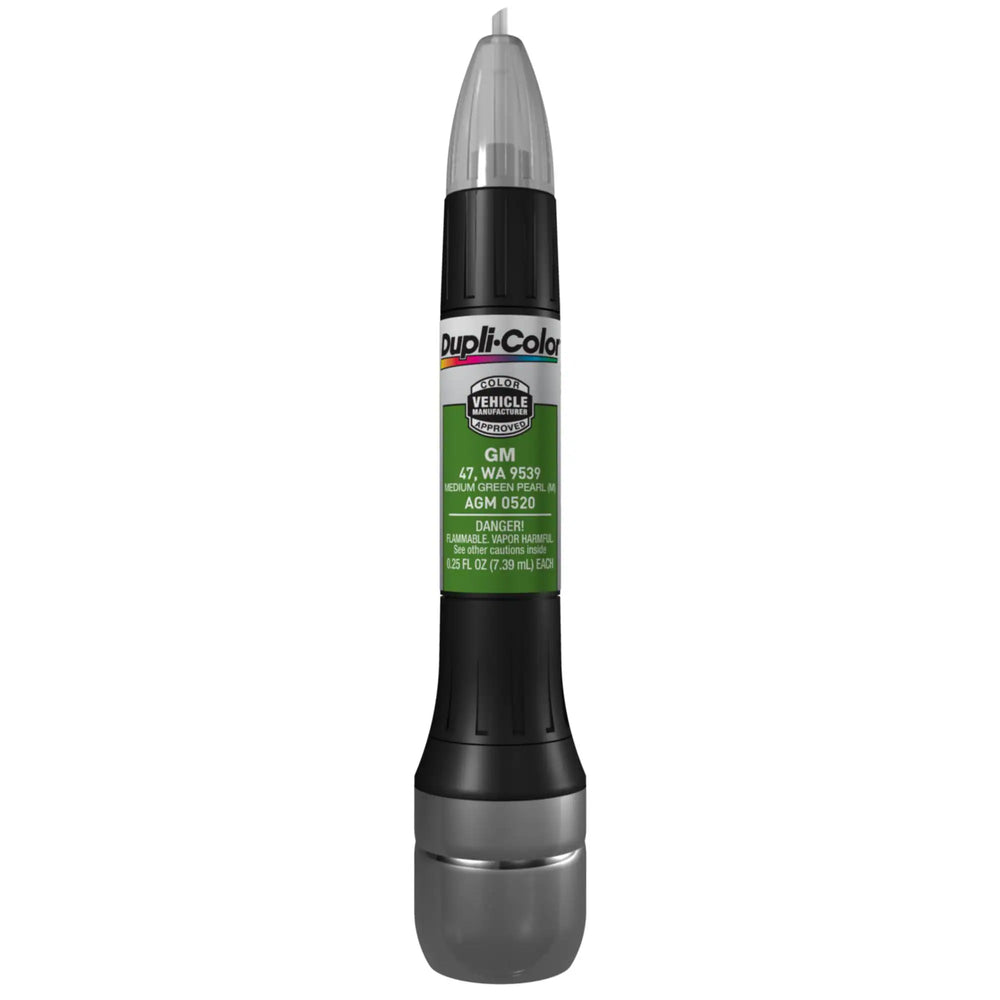 GENERAL MOTORS EXACTMATCH TOUCHUP PAINT; MED GREEN PRL (M);0.5 OZ. PENTIP/BRU