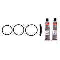 Fel-Pro Acura TL OS 30812 Engine Oil Pan Gasket Set RTV Black silicone w/Rubber end seal