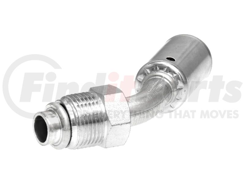 MALE SAE TUBE O-RING NUT - 45 BENT