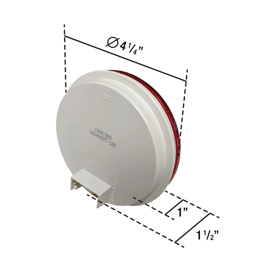 UNI-BOND LIGHTING SAFETY red auto part
