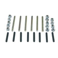 Moroso Chevrolet Big Block (w/Cast Valve Cover) Valve Cover Hex Head Nuts - Zinc Finish
