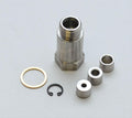 Oxygen Sensor Restrictor Fitting with Adjustable Gas Flow Inserts