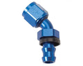 Russell Performance -6 AN Twist-Lok 45 Degree Hose End (Blue)
