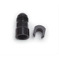 Russell Performance -8AN Male to 3/8in SAE Quick-Disconnect Female (Black Single)
