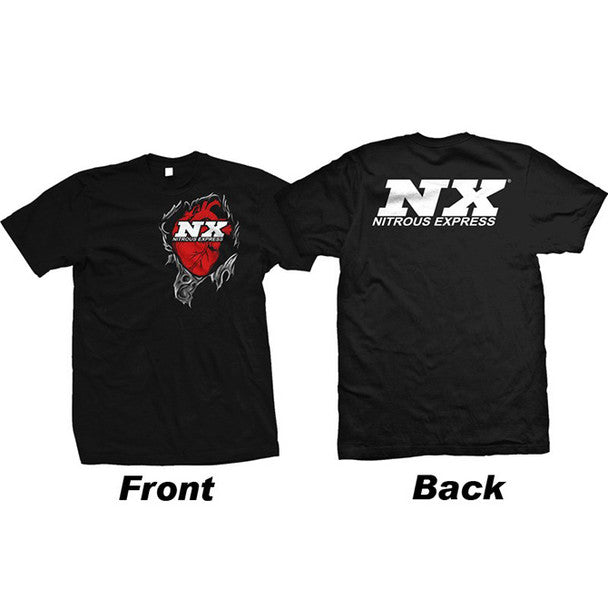 LARGE BLACK NX BOTTLE FED T-SHIRT