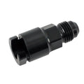 FUEL FITTING 06 AN MALE TO 1/4 EFI FEMALE BLACK