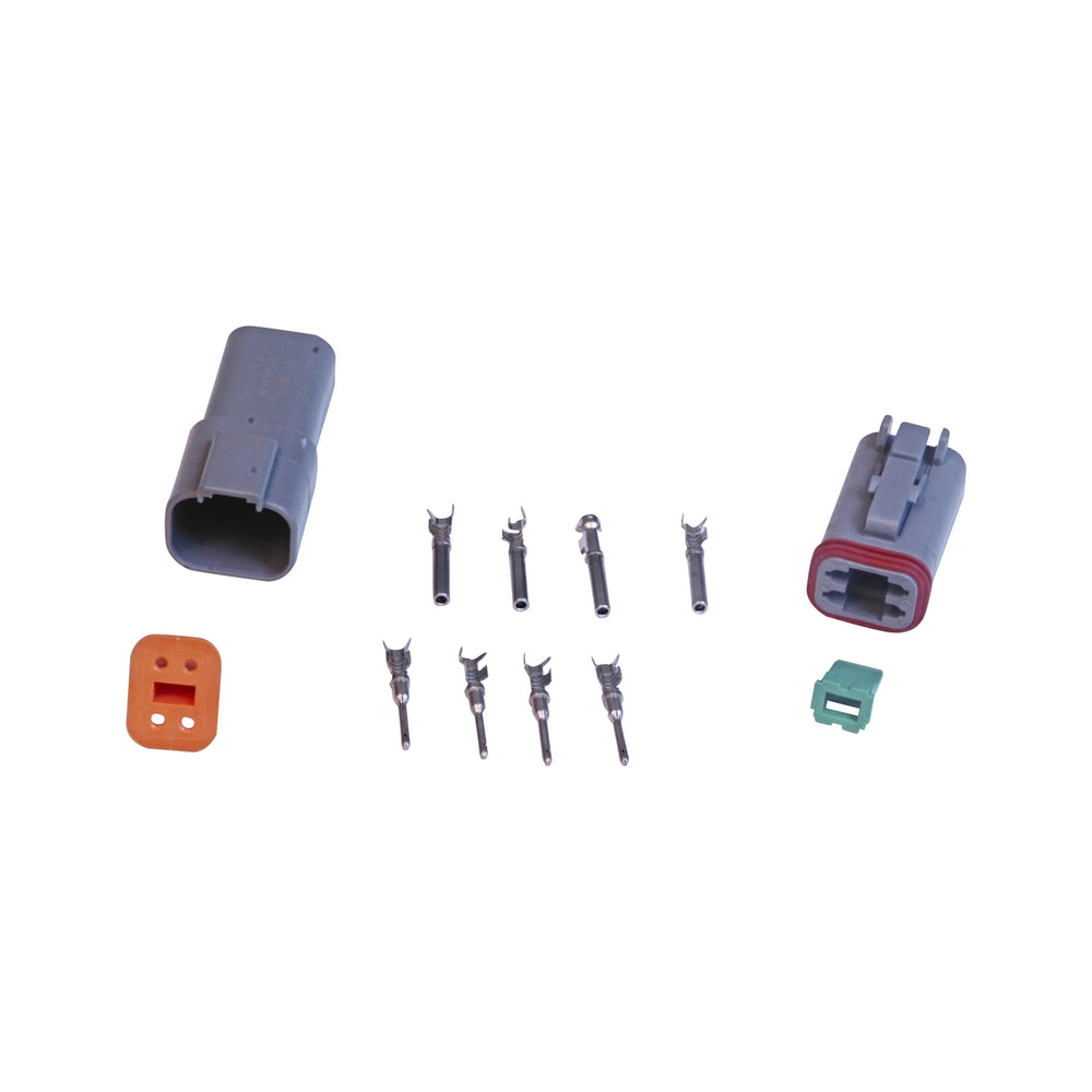 MSD Deutsch Connector 4-Pin 16-18 Gauge Supplied With Terminals, Seals, And Housings MSD Ignition