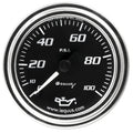 2.0 Dia Oil Pressure Gauge Chrome  0-100psi