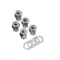 Weld Closed End Lug Nuts w/Centered Washers 12mm x 1.5 - 5pk.