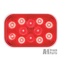 LED RECT. STOP/TURN/TAIL LIGHT;RED;