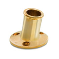 POLISHED BRASS FLAGPOLE SOCKET, 1-1