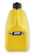 Utility Jug with Filler Hose Square Plastic 5 Gallon Yellow Mr Gasket