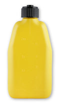 Utility Jug with Filler Hose Square Plastic 5 Gallon Yellow Mr Gasket