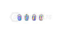 Dress Up Bolts Titanium Valve Stem Caps - Gear Design True Burned