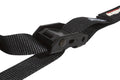SpeedStrap 1In x 10Ft Cam-Lock Tie Down with Snap S-Hooks and Soft-Tie (2 Pack) - Black