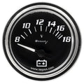 2.0 Dia Voltmeter Gauge Chrome 8-18 Volts