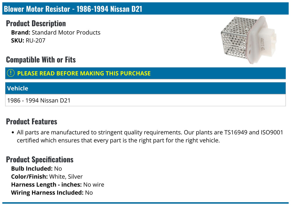 STANDARD IGN auto part