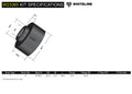 Whiteline W23365 Sway Bar Link Bushing Kit - Front; Fits Toyota Echo 00-05