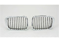 LH GRILLE CHR/BLK BMW 3 SERIES (E46) SDN/WAG 9901