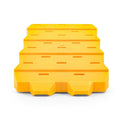 WHEEL CHOCK BIG YELLOW CHOCK OVERSIZED 30IN TIRE DIA.