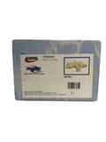 TUB/SHOWER FAUCET 4IN 2 LEVER 1/4 TURN PLASTIC BISCUIT