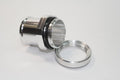 RADIATOR FITTING STR. 20 AN ORING MALE TO 1.50 IN. HOSE ALUM SLV ANODIZED INCL