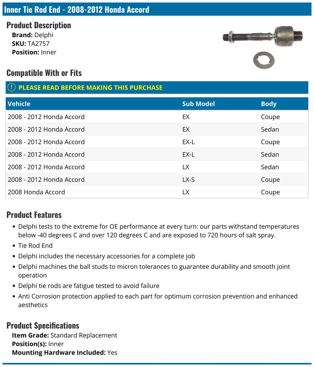 DELPHI auto part