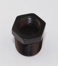 Fragola 3/4in NPT Oil Temp Adapter Black