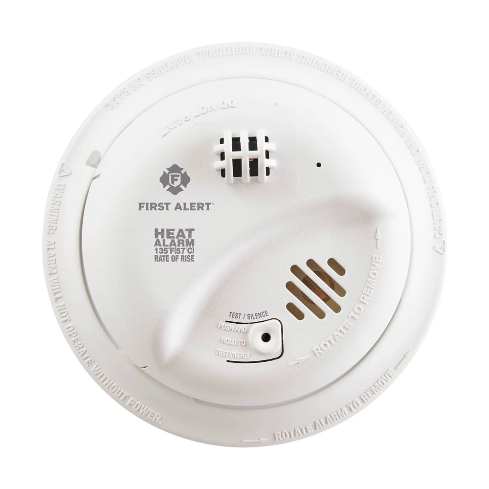 HARDWIRED HEAT ALARM WITH REPLACEAB