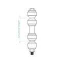 8" FUNCTIONAL HEIGHT POLYMER ENDLI