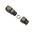 Moroso Aluminum Fitting Adapter 6AN Female to 3/8in Tube Compression - Black
