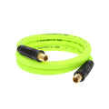 18IN S.S. BRAIDED LEADER HOSE (1/8IN M TO 1/4IN M NPT SWIVEL)