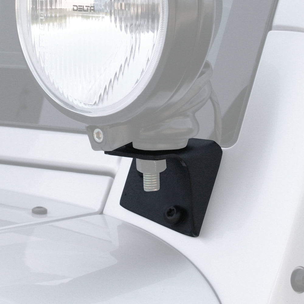 0713 JK WINDSHIELD LIGHT BRACKETS