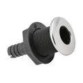 316 S.S./PLASTIC 2" THRU-HULL W/BAR