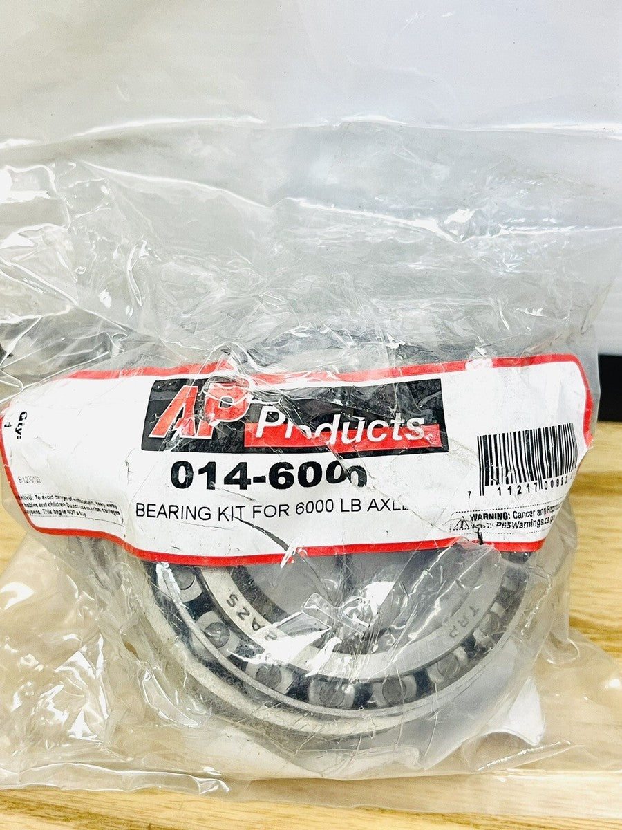 BEARING KIT FOR 6000LB AXLE (25580 15123 25520 15245 SEAL & PIN)